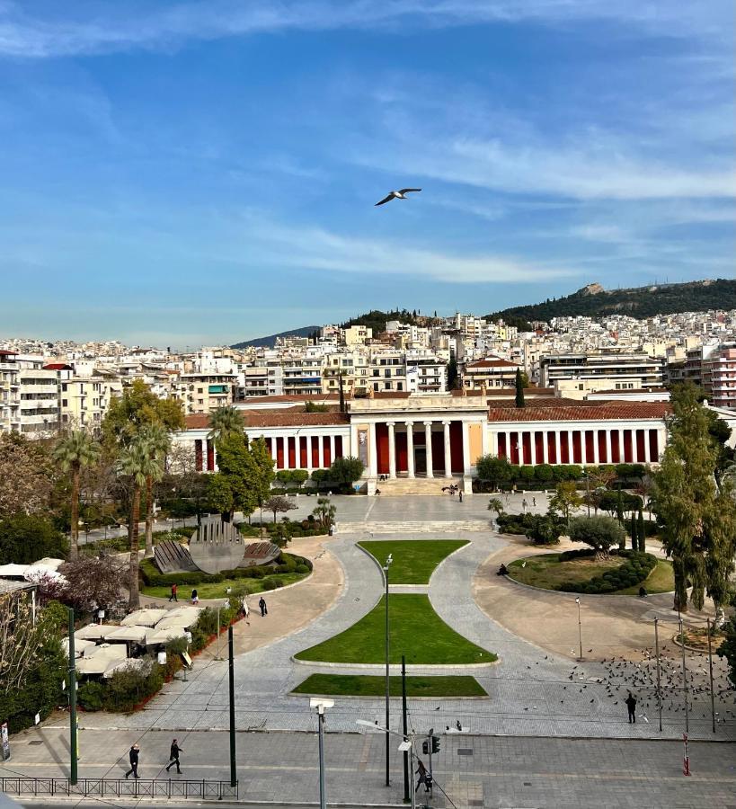 Апартаменты Marnis- View Of The Archeological Museum_ Athens Greece Экстерьер фото